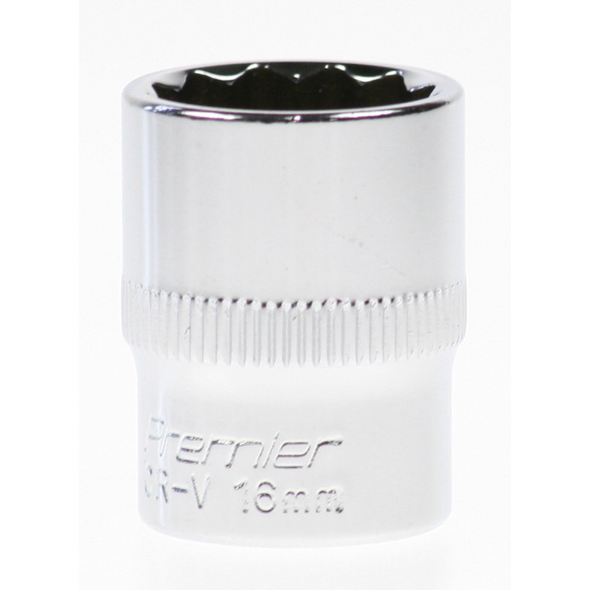 Sealey Socket 3/8"dr 16mm(12pt)