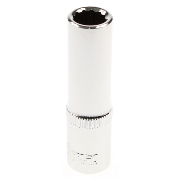 Sealey Socket 3/8"dr 10mm(deep) (12pt)