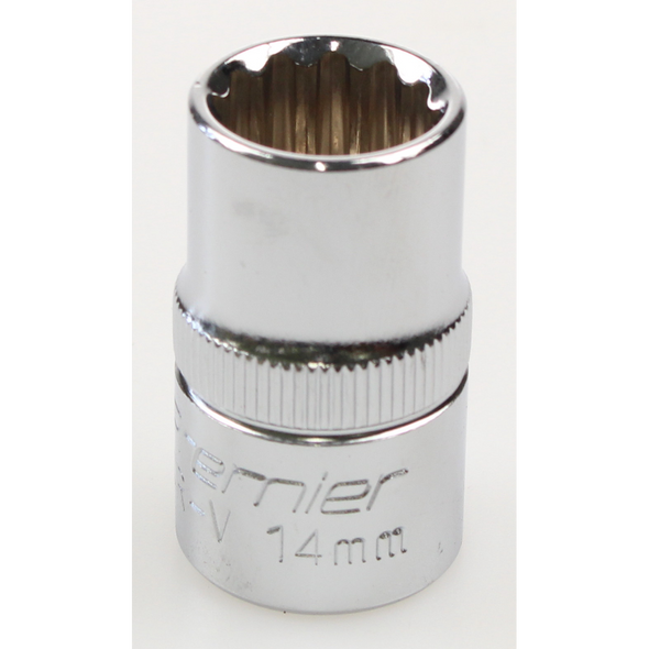 Sealey Socket 1/2"dr 14mm (12pt)