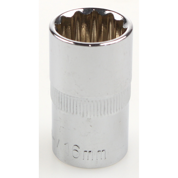 Sealey Socket 1/2"dr 16mm (12pt)
