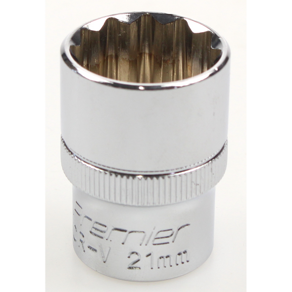 Sealey Socket 1/2"dr 21mm (12pt)