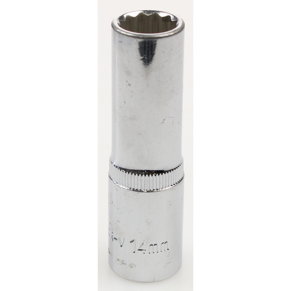 Sealey Socket 1/2"sq dr 14mm deep (12pt)