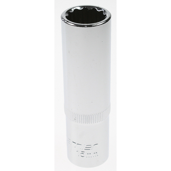Sealey Socket 1/2"sq dr 15mm deep (12pt)