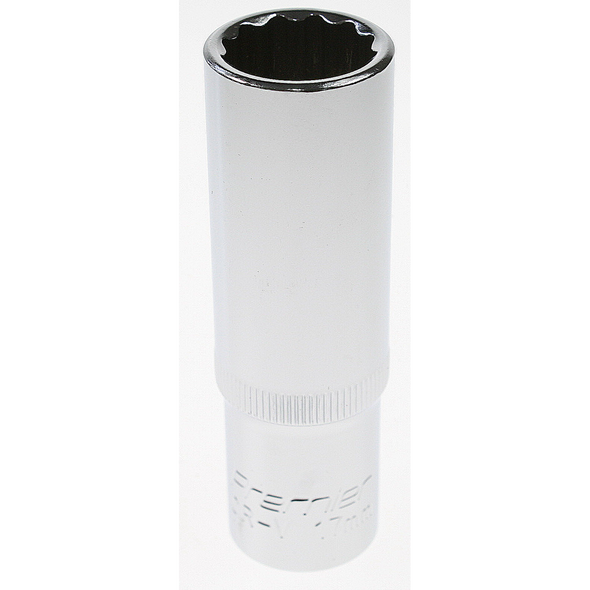 Sealey Socket 1/2"sq dr 17mm deep (12pt)