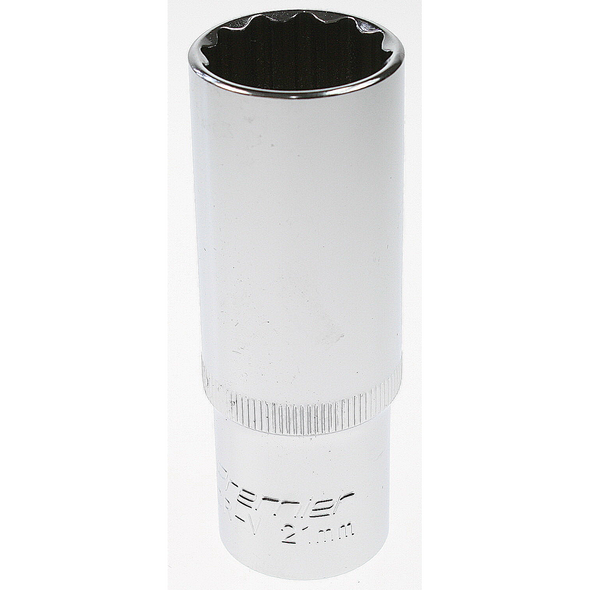Sealey Socket 1/2"sq dr 21mm deep (12pt)