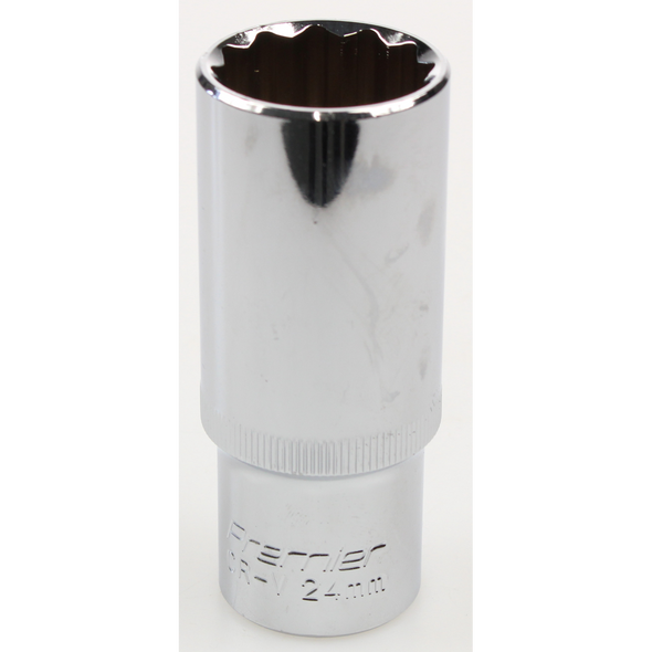 Sealey Socket 1/2"sq dr 24mm deep (12pt)