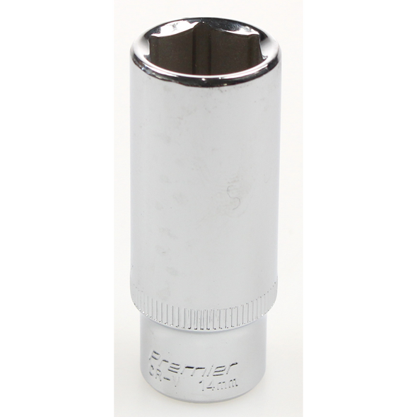 Sealey Socket 1/4"sq dr 14mm(deep)