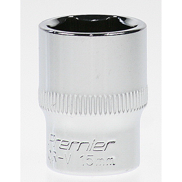 Sealey Socket 3/8"sq dr 15mm