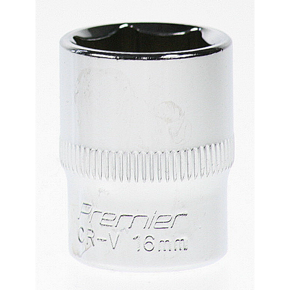 Sealey Socket 3/8"sq dr 16mm