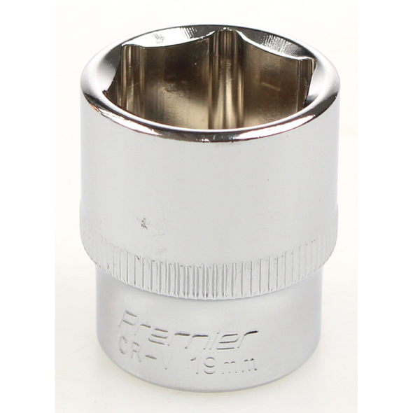 Sealey Socket 3/8"sq dr 19mm