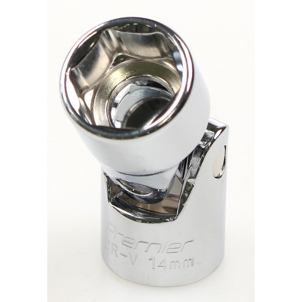 Sealey Universal joint socket 3/8"dr 14mm (6pt)