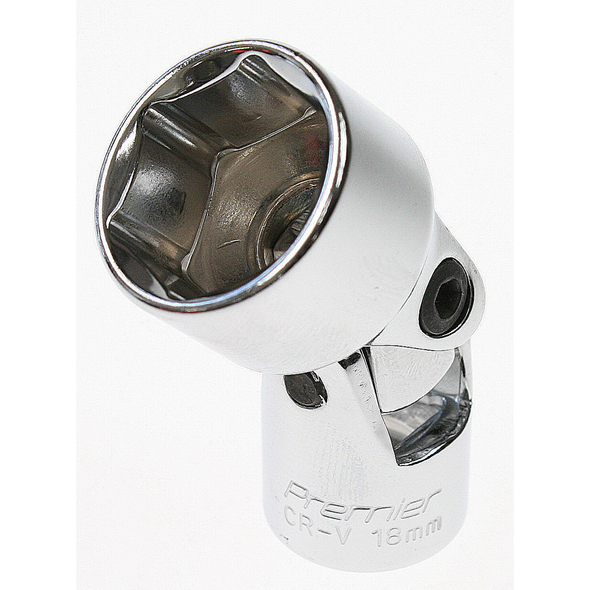 Sealey Universal joint socket 3/8"dr 18mm (6pt)