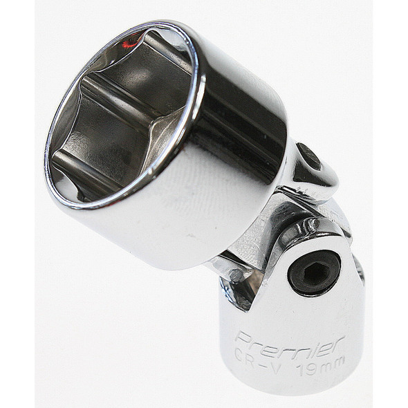 Sealey Universal joint socket 3/8"dr 19mm (6pt)