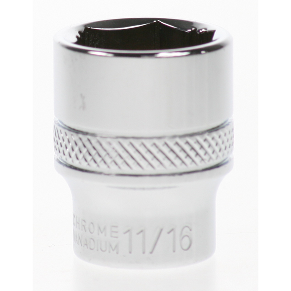 Sealey Socket 3/8"dr 11/16" 'total lok-on' (6pt)