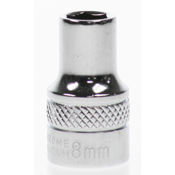 Sealey Socket 3/8"dr 8mm 'total lok-on' (6pt)