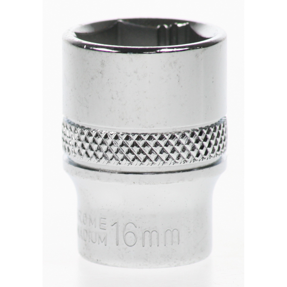 Sealey Socket 3/8"dr 16mm 'total lok-on' (6pt)
