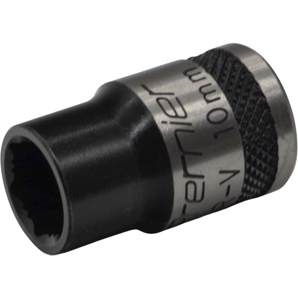 Sealey Socket 3/8"Dr 10mm 'Total Lock-On' (6pt) 'Black Series'
