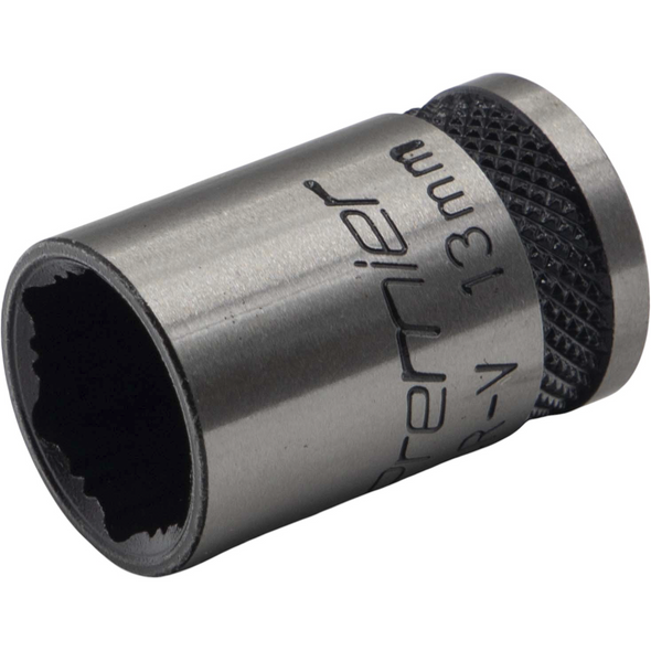 Sealey Socket 3/8"Dr 13mm 'Total Lock-On' (6pt) 'Black Series'