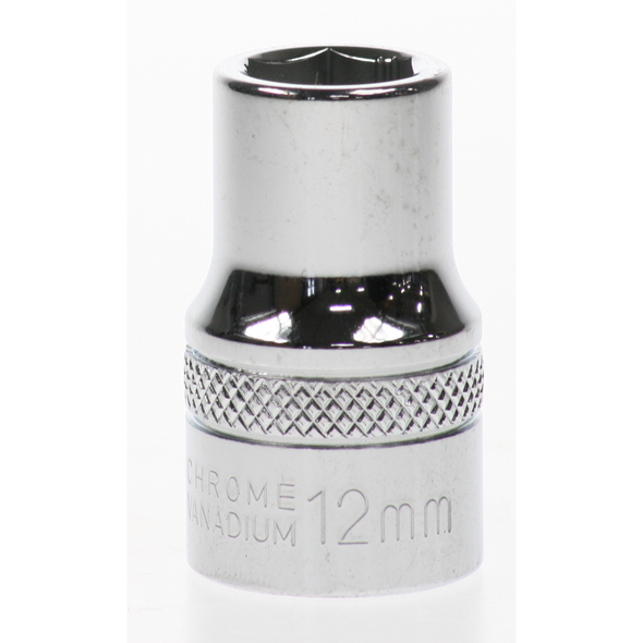 Sealey Socket 1/2"dr 12mm 'total lok-on' (6pt)