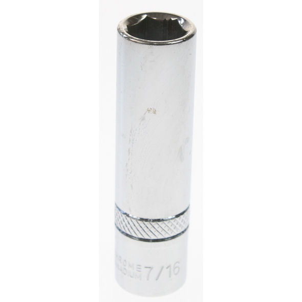Sealey Socket 3/8"sq dr 7/16" deep lock0on 6pt imperial