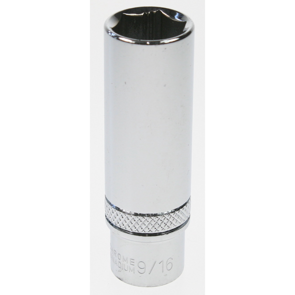 Sealey Socket 3/8"sq dr 9/16" deep lock-on 6pt imperial