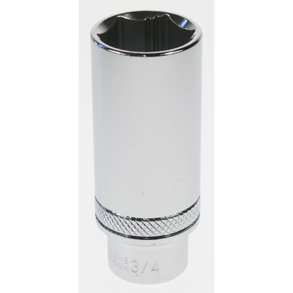 Sealey Socket 3/8"sq dr 3/4" deep lock-on 6pt imperial