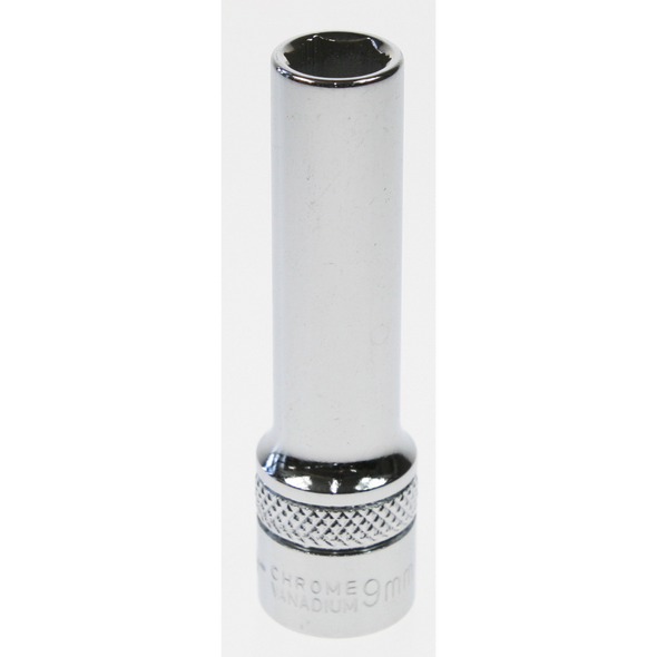 Sealey Socket 3/8"sq dr 9mm deep lock-on 6pt