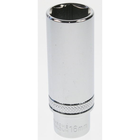 Sealey Socket 3/8"sq dr 16mm deep lock-on 6pt