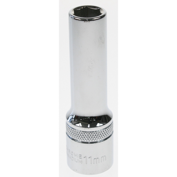 Sealey Socket 1/2"sq dr 11mm deep lock-on 6pt