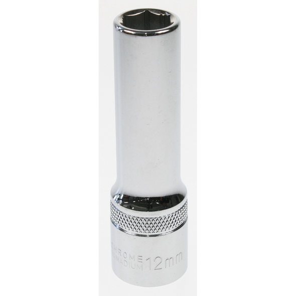 Sealey Socket 1/2"sq dr 12mm deep lock-on 6pt