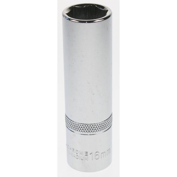 Sealey Socket 1/2"sq dr 16mm deep lock-on 6pt