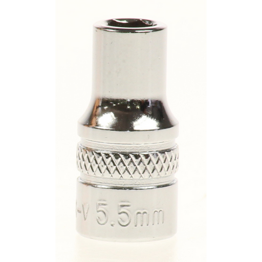 Sealey Lock-on socket 5.5mm 1/4"sq dr (6pt)
