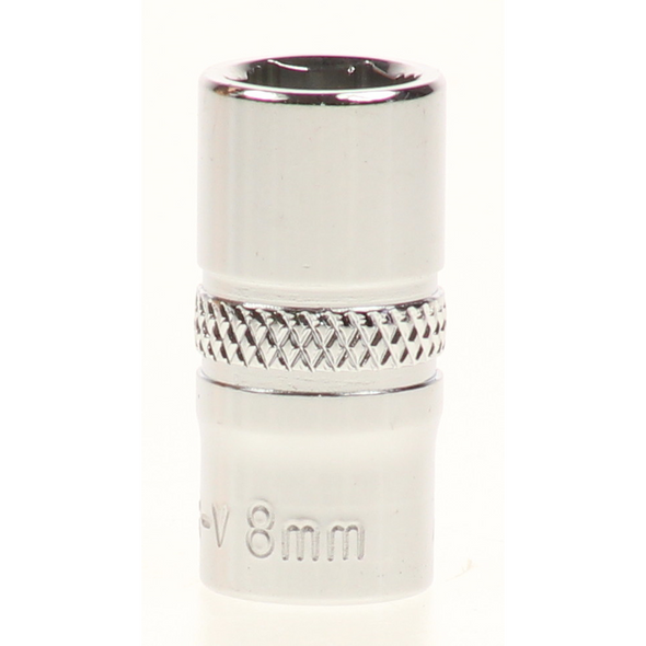 Sealey Lock-on socket 8mm 1/4"sq dr (6pt)