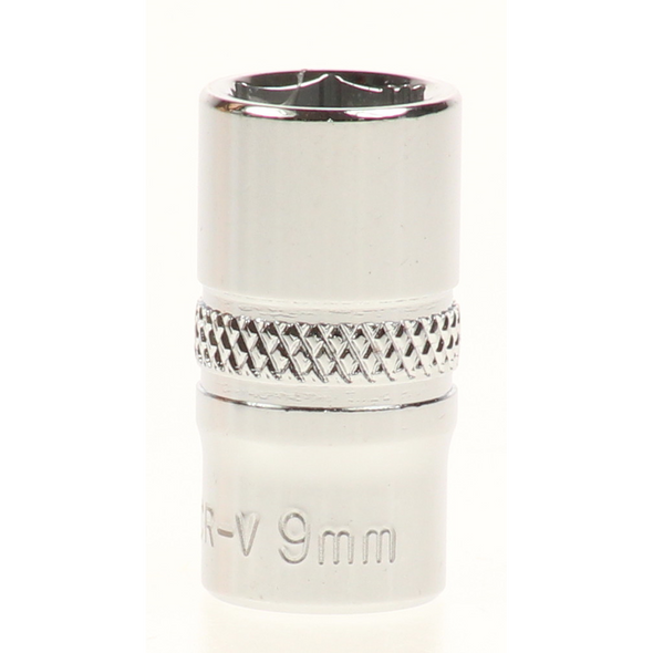 Sealey Lock-on socket 9mm 1/4"sq dr (6pt)