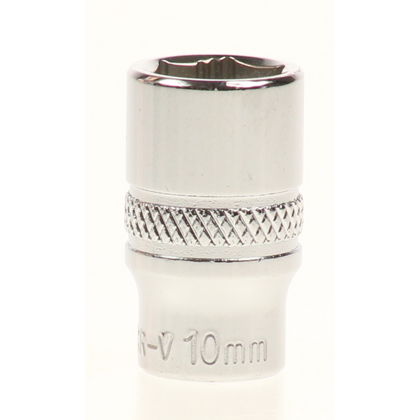 Sealey Lock-on socket 10mm 1/4"sq dr (6pt)