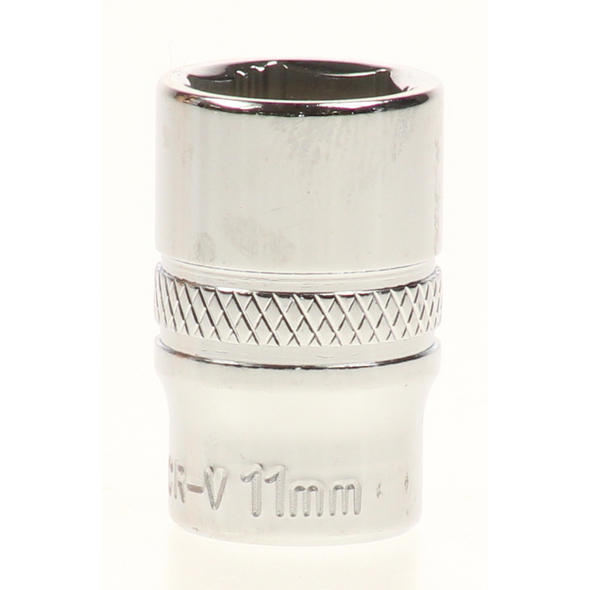 Sealey Lock-on socket 11mm 1/4"sq dr (6pt)