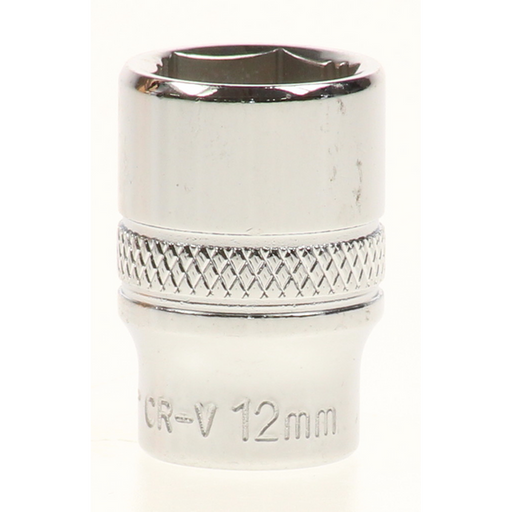 Sealey Lock-on socket 12mm 1/4"sq dr (6pt)