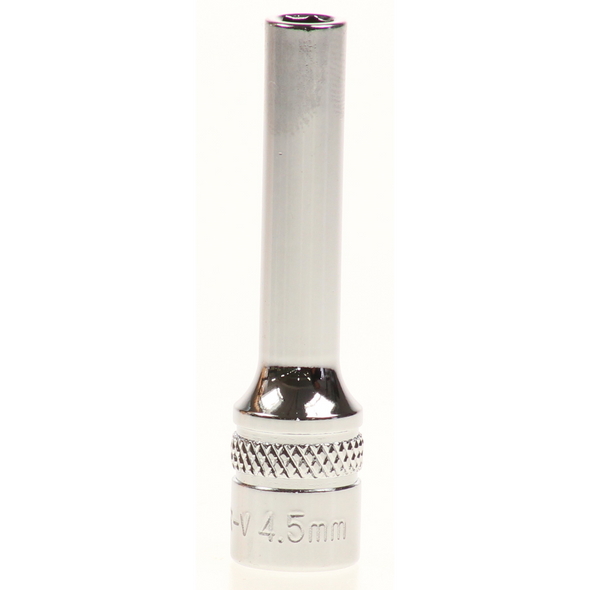 Sealey Lock-on socket 'deep' 4.5mm 1/4"sq dr (6pt)