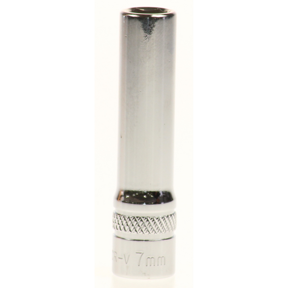 Sealey Lock-on socket 'deep' 7mm 1/4"sq dr (6pt)