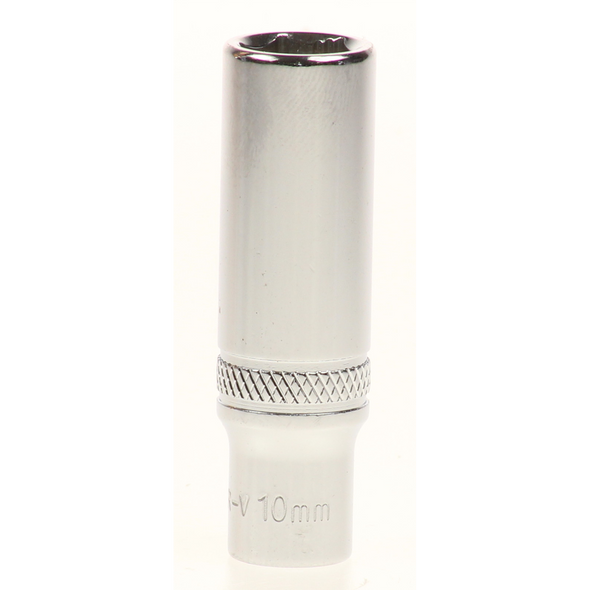 Sealey Lock-on socket 'deep' 10mm 1/4"sq dr (6pt)