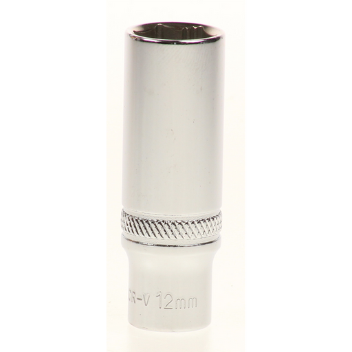 Sealey Lock-on socket 'deep' 12mm 1/4"sq dr (6pt)