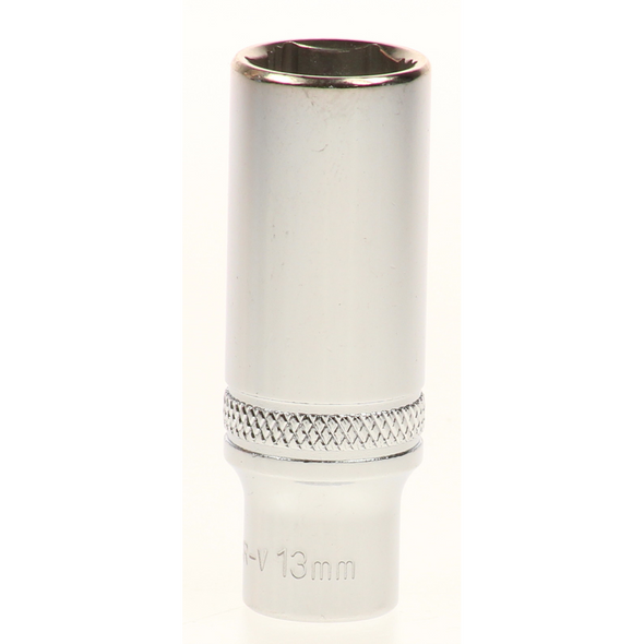 Sealey Lock-on socket 'deep' 13mm 1/4"sq dr (6pt)