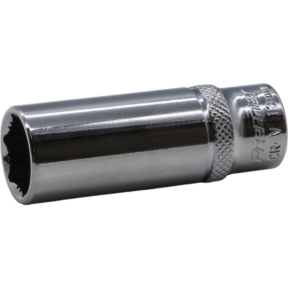 Sealey 1/4"Dr Lock-On Deep Socket 13mm