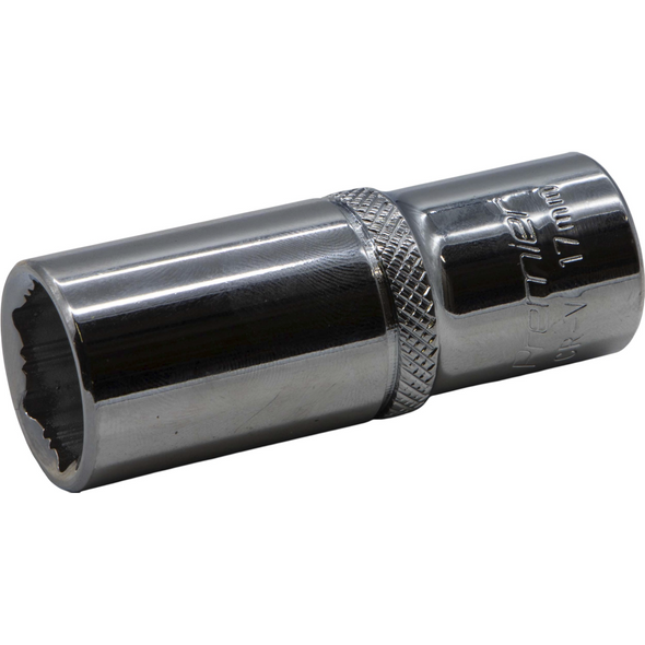 Sealey 3/8"Dr Lock-On Deep Socket 17mm