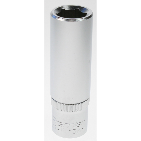 Sealey Socket 1/2"sq dr 15mm (deep)