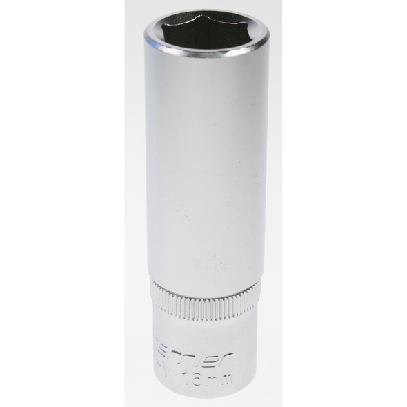 Sealey Socket 1/2"sq dr 16mm (deep)