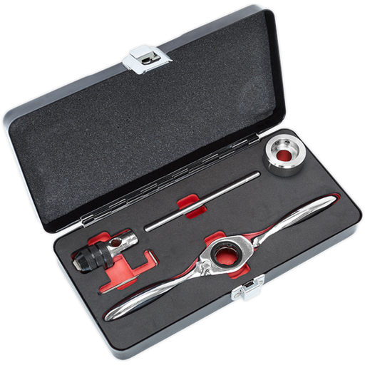 Sealey Bi-Directional Ratchet Tap & Die Holder Set 5pc Metric AK3027 Sealey  - Town Parts