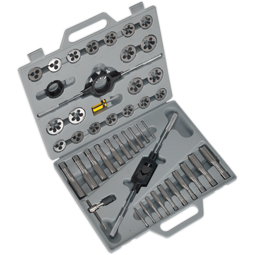 Sealey Tap & Die Set 45pc Split Dies Metric AK303 Sealey  - Town Parts