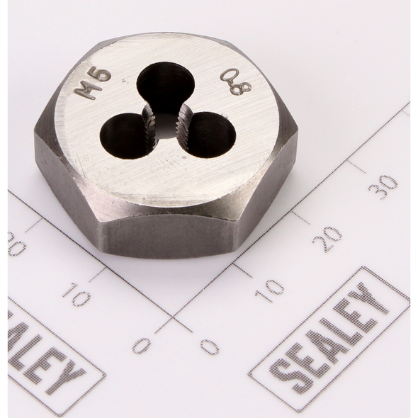 Sealey Metric Hex Die M5 x 0.8mm