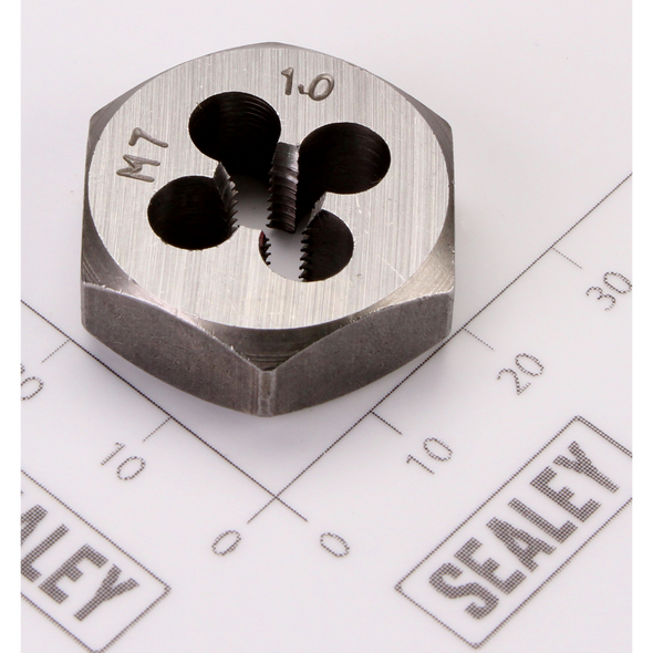 Sealey Metric Hex Die M7 x 1.0mm